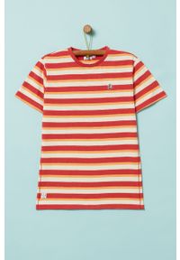 OVS - T-shirt dziecięcy 146-170 cm. Okazja: na co dzień. Kolor: czerwony. Materiał: bawełna, dzianina. Styl: casual #1