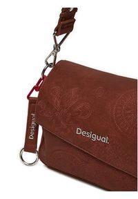 Desigual Torebka Dejavu 24WAXP36 Brązowy. Kolor: brązowy. Materiał: skórzane