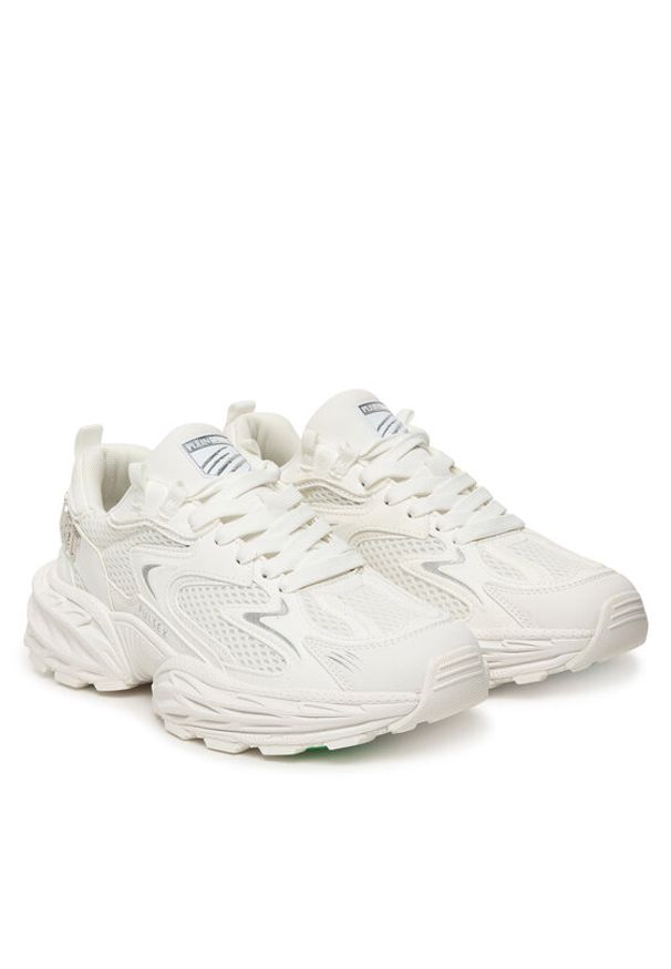 Plein Sport Sneakersy SAFS USC0931 STE003N Biały. Kolor: biały. Materiał: materiał
