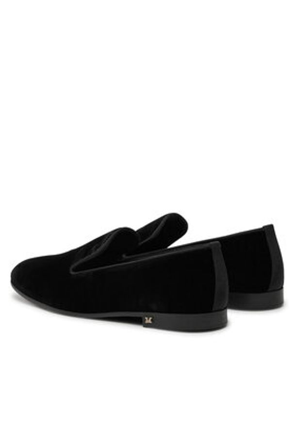 Max Mara Lordsy VELVETSLIPPER 2424526272600 Czarny. Kolor: czarny. Materiał: skóra