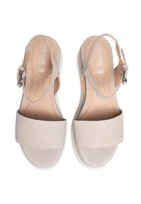 Geox Sandały D Gardenia C D02HBC 00021 C6738 Beżowy. Kolor: beżowy. Materiał: zamsz, skóra #6