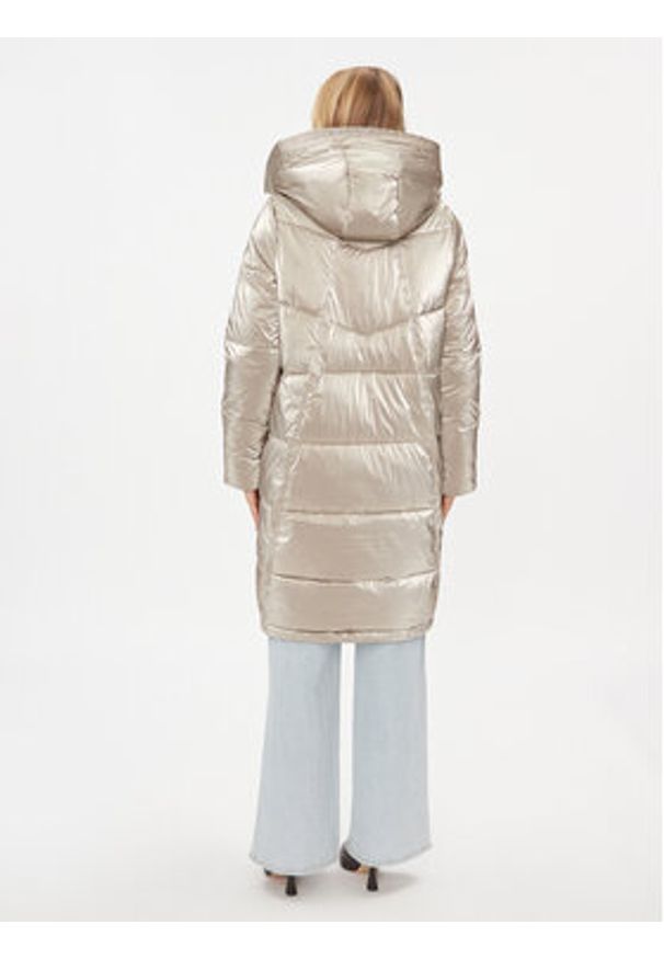 Rinascimento Kurtka zimowa CFC0113544003 Beżowy Slim Fit. Kolor: beżowy. Materiał: syntetyk. Sezon: zima