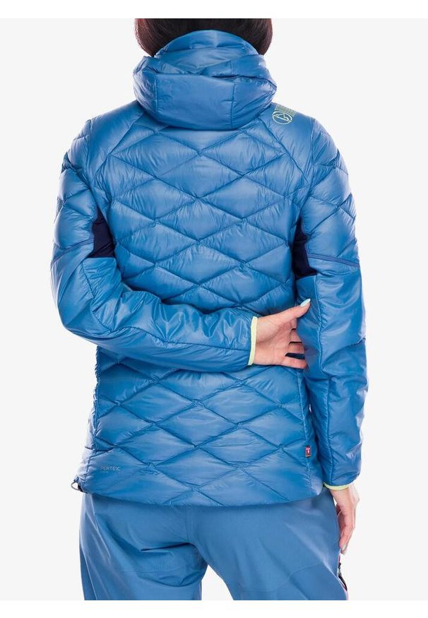 LA SPORTIVA - Kurtka puchowa damska La Sportiva Aiguille Down Jacket. Kolor: niebieski. Materiał: puch