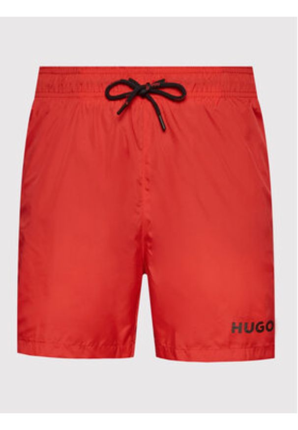 Hugo Szorty kąpielowe Haiti 50469312 Czerwony Regular Fit. Kolor: czerwony. Materiał: syntetyk