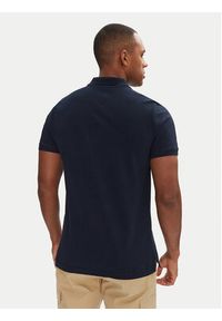 Tommy Jeans Polo DM0DM20676 Granatowy Slim Fit. Typ kołnierza: polo. Kolor: niebieski. Materiał: bawełna #4