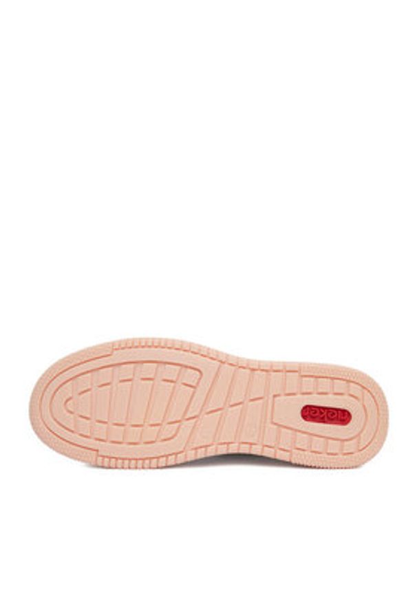 Rieker Sneakersy M5520-91 Biały. Kolor: biały. Materiał: materiał