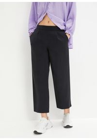 bonprix - Spodnie culotte. Kolor: czarny. Styl: elegancki #1