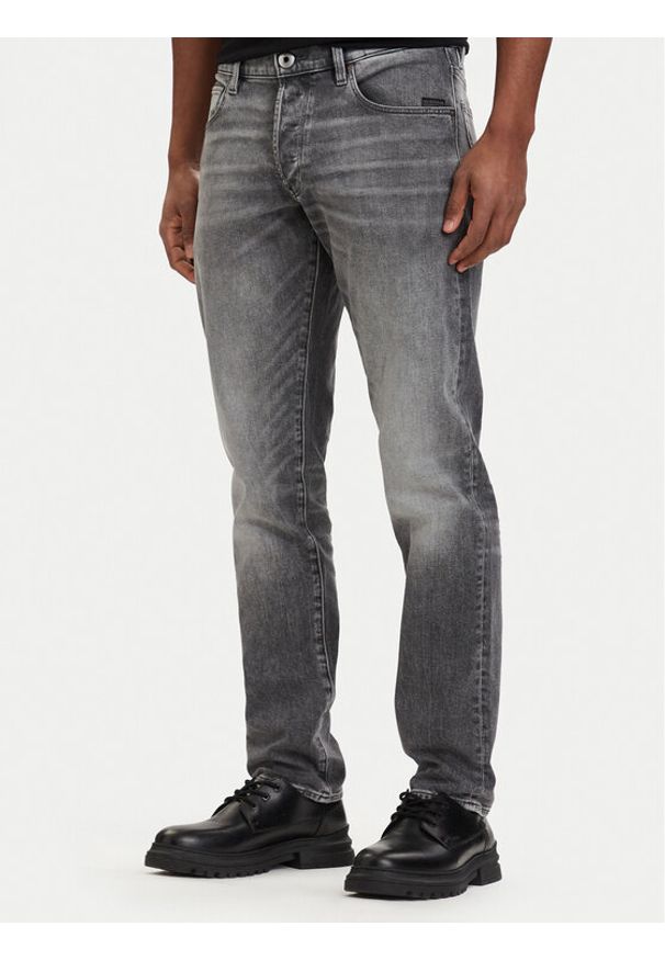 G-Star RAW - G-Star Raw Jeansy 3301 51003-C293-B466 Szary Regular Fit. Kolor: szary
