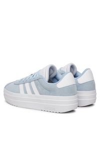 Adidas - adidas Sneakersy VL Court Bold JI1018 Niebieski. Kolor: niebieski. Materiał: zamsz, skóra