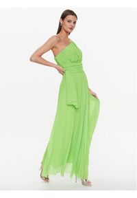ViCOLO Sukienka wieczorowa TE0032 Zielony Regular Fit. Kolor: zielony. Materiał: syntetyk. Styl: wizytowy #1