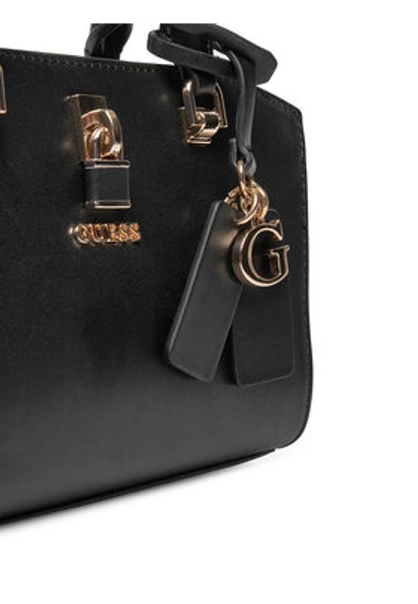 Guess Torebka HWVG96 55760 Czarny. Kolor: czarny. Materiał: skórzane