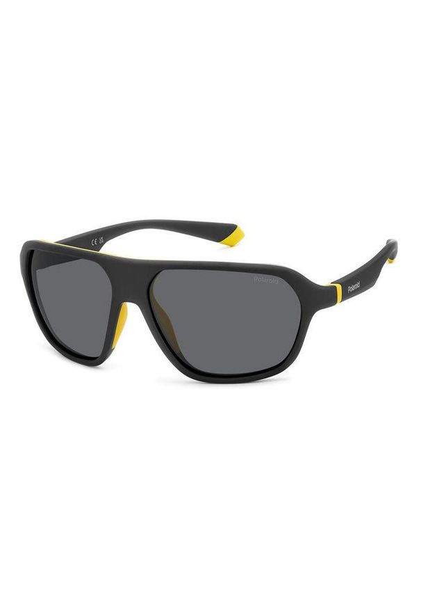 Okulary przeciwsłoneczne POLAROID PLD 2152/S PGC Unisex Rozmiar 59 mm. Kolor: czarny, szary, wielokolorowy. Materiał: nylon. Sport: turystyka piesza