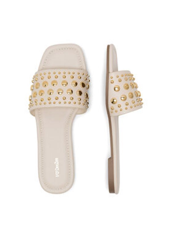 DeeZee Klapki LS5520-18 Beżowy. Kolor: beżowy. Materiał: syntetyk