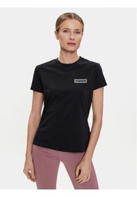 Napapijri T-Shirt Iaato NP0A4HWU Czarny Regular Fit. Kolor: czarny. Materiał: bawełna