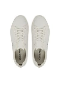 Calvin Klein Sneakersy Low Pro Cups Lth Mg HW0HW02823 Biały. Kolor: biały. Materiał: skóra #3