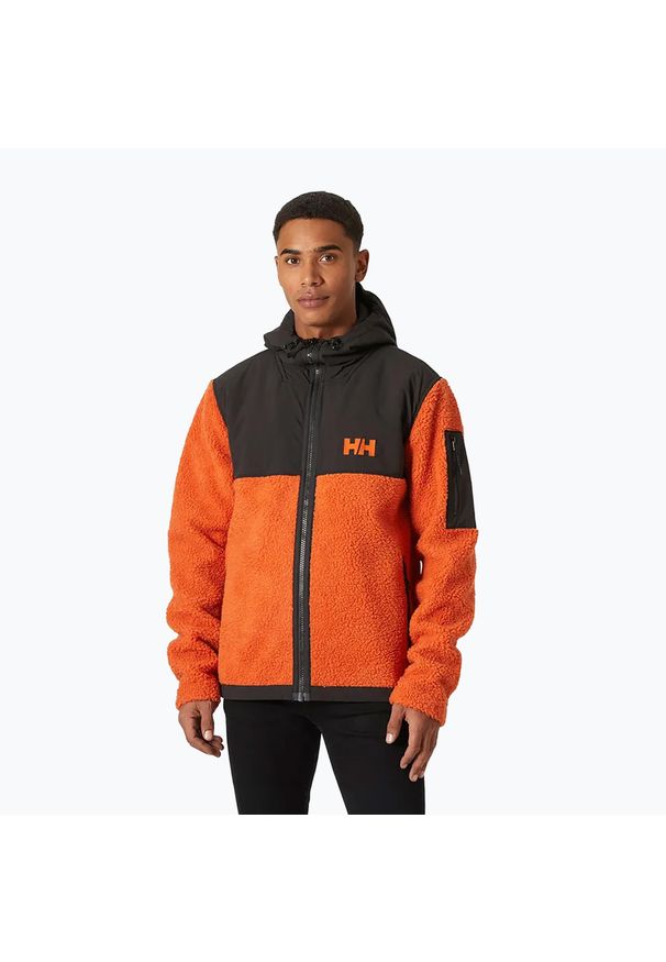 Bluza męska Helly Hansen Patrol Pile. Kolor: pomarańczowy. Materiał: polar. Sport: turystyka piesza