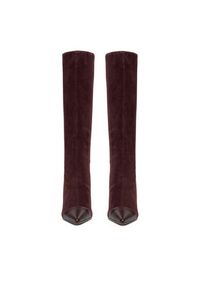 Eva Minge Kozaki EO-EDITH-GLC9177-17-861 Bordowy. Kolor: czerwony. Materiał: zamsz, skóra #2