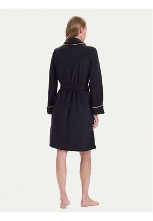 Lauren Ralph Lauren - LAUREN RALPH LAUREN Szlafrok ILN42471 Czarny. Kolor: czarny. Materiał: syntetyk