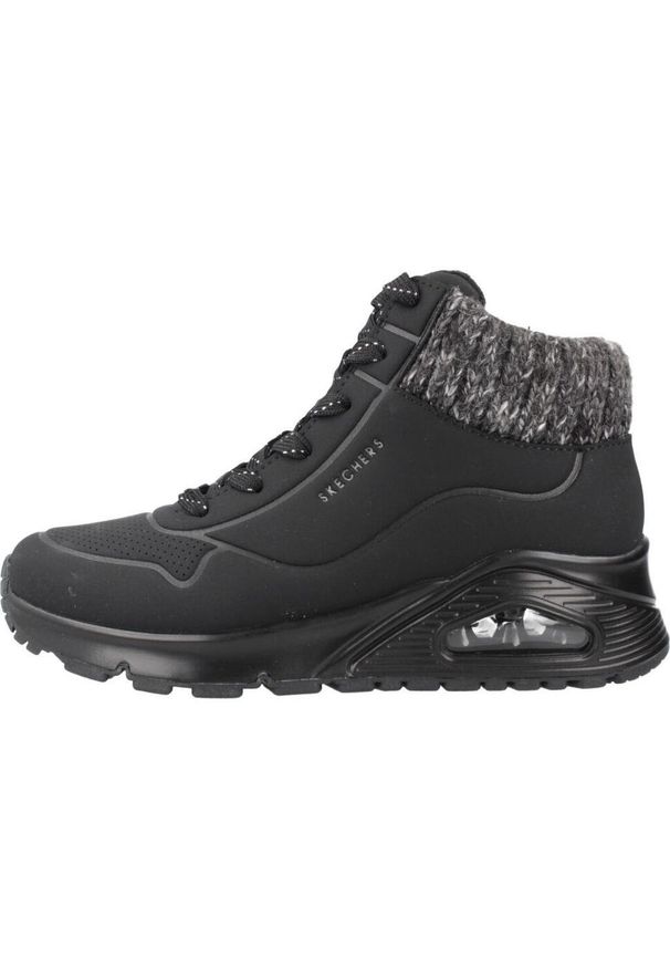 skechers - Kapcie SKECHERS GEN1 - DARLING D Czarny. Okazja: na co dzień. Wysokość cholewki: za kostkę. Zapięcie: sznurówki. Kolor: czarny. Materiał: materiał. Szerokość cholewki: normalna. Sport: turystyka piesza