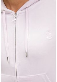 Juicy Couture - JUICY COUTURE Różowa bluza damska Robertson, Rozmiar M. Okazja: na co dzień. Kolor: różowy. Materiał: materiał. Styl: casual, klasyczny #2