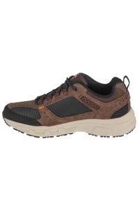 skechers - Buty trekkingowe męskie, Skechers Oak Canyon. Zapięcie: sznurówki. Kolor: brązowy. Materiał: syntetyk, materiał. Szerokość cholewki: normalna. Sport: turystyka piesza