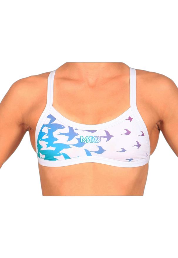 MAKO - Damski top do kostiumu kąpielowego Mako Sunkissed. Kolor: biały