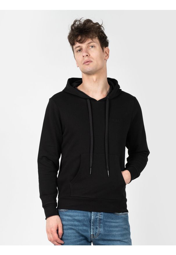 Iceberg Bluza "Hoodie" | E0206300 | Mężczyzna | Czarny. Okazja: na co dzień. Kolor: czarny. Materiał: bawełna. Styl: sportowy, casual