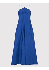 N°21 Sukienka codzienna 22E N2M0 H142 0036 Niebieski Relaxed Fit. Okazja: na co dzień. Kolor: niebieski. Materiał: bawełna. Typ sukienki: proste. Styl: casual #5