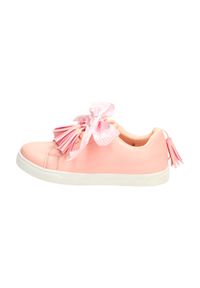 vices - Różowe buty damskie Vices 8271-20 Frędzle. Kolor: różowy. Materiał: skóra #1