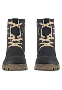 Rieker Trzewiki 78550-14 Niebieski. Kolor: niebieski. Materiał: materiał #4