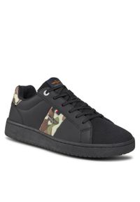Sneakersy Aeronautica Militare 232SC211CT3226 Black/Green Camouflage 94451. Kolor: czarny. Materiał: skóra #1