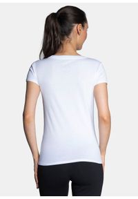 Koszulka damska biała Armani Exchange 8NYT83 YJ16Z 1000. Kolor: biały