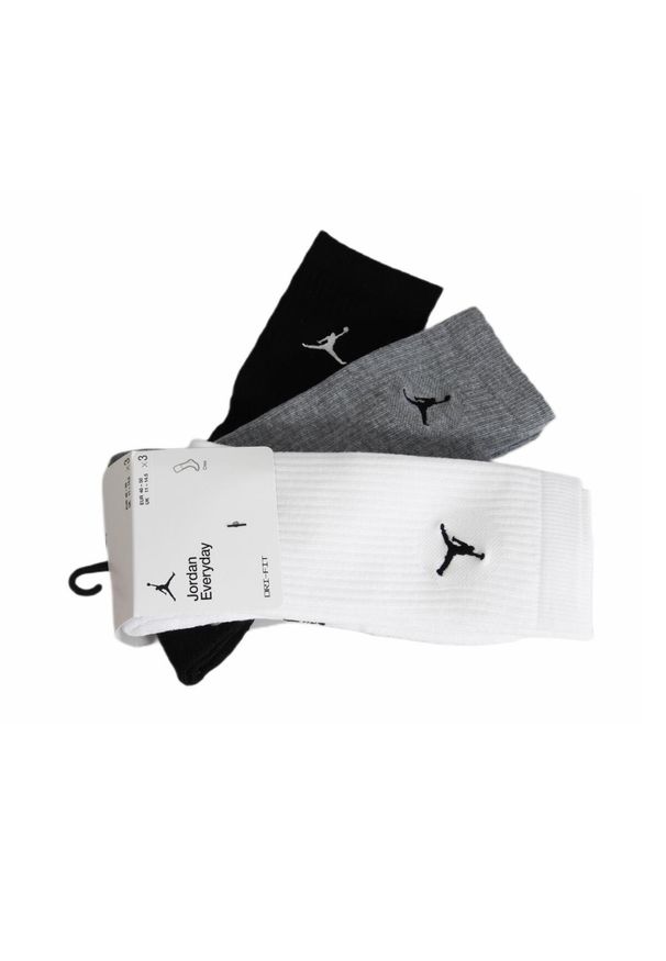 Męskie skarpety Air Jordan Everyday Dri-Fit Crew Socks 3-pak. Kolor: wielokolorowy. Technologia: Dri-Fit (Nike)