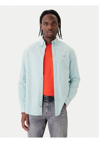 Tommy Jeans Koszula DM0DM21298 Zielony Regular Fit. Kolor: zielony. Materiał: bawełna #1