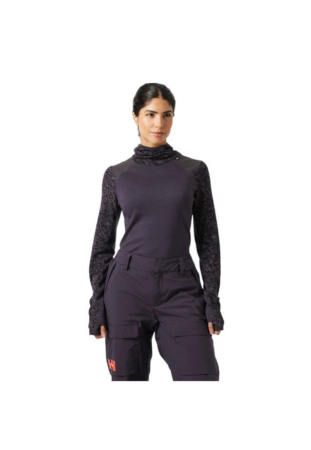 Damska kurtka z kapturem Helly Hansen Lifa Midw. Typ kołnierza: kaptur. Kolor: czarny. Sport: turystyka piesza