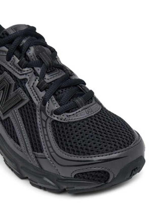 New Balance Sneakersy GR740BO Czarny. Kolor: czarny. Materiał: skóra