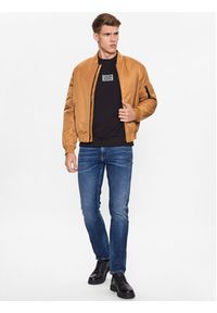 Calvin Klein Bluza K10K111525 Czarny Regular Fit. Kolor: czarny. Materiał: bawełna #4