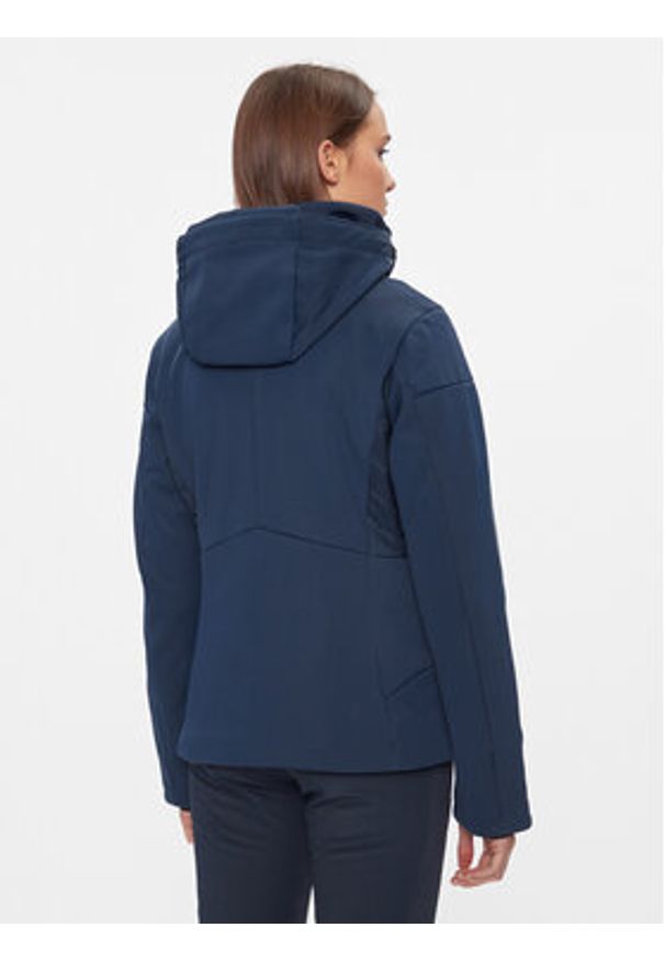 Rossignol Kurtka narciarska W Softshell Flat Jkt RLLWJ15 Granatowy Regular Fit. Kolor: niebieski. Materiał: syntetyk. Sport: narciarstwo