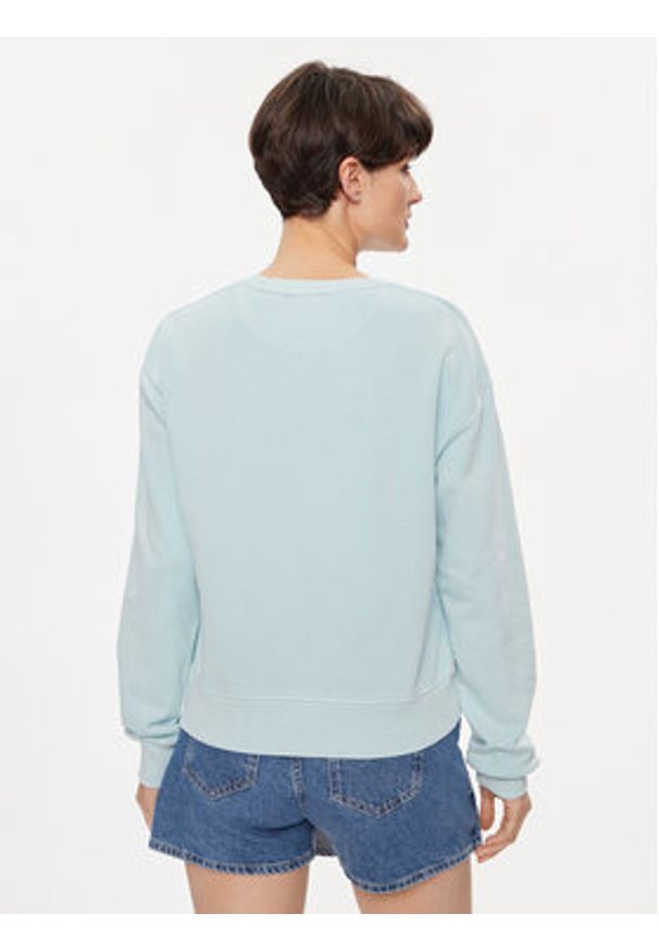 Pepe Jeans Bluza Lana PL581430 Niebieski Regular Fit. Kolor: niebieski. Materiał: bawełna