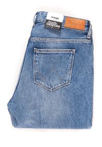 Wrangler - WRANGLER STRAIGHT ALL STAR BLUE W28TRI25U 112128522. Wzór: aplikacja. Styl: klasyczny