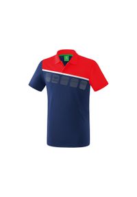 ERIMA - Dziecięca koszulka polo Erima 5-C. Typ kołnierza: polo. Kolor: niebieski, wielokolorowy, czerwony. Materiał: materiał. Sport: fitness