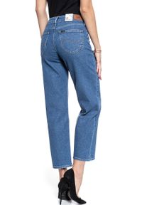 Lee - SPODNIE DAMSKIE LEE 5 POCKET WIDE LEG MYSTIC STONE L30SDJJI 112106615 #4