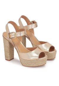 Espadryle Kazar Olivia 81471-01-13 Złoty. Kolor: złoty #1