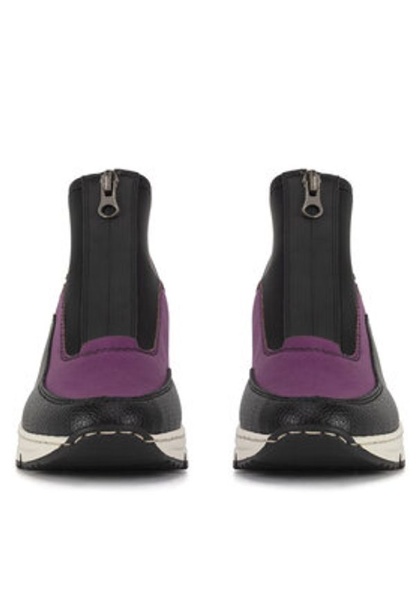 Rieker Sneakersy N6352-30 Czarny. Kolor: czarny. Materiał: materiał