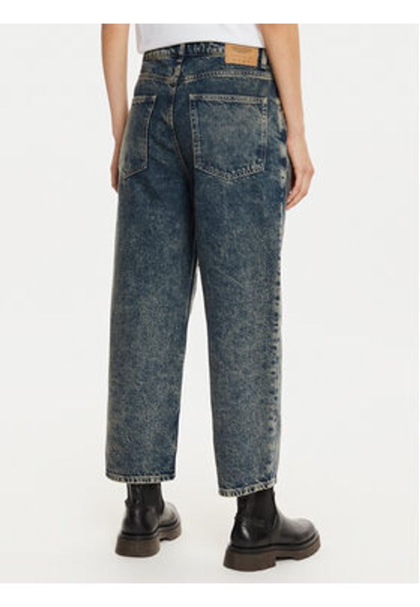AMERICAN VINTAGE - American Vintage Jeansy JOY11JH24 Granatowy Boyfriend Fit. Kolor: niebieski. Styl: vintage