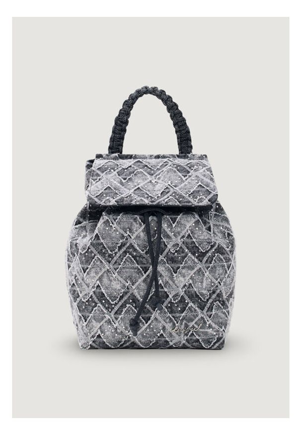 Desigual Plecak 26SAKD06 Niebieski. Kolor: niebieski. Materiał: materiał