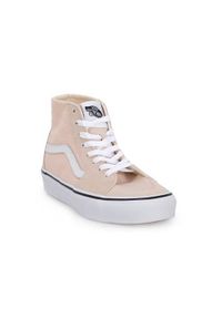 Buty do chodzenia damskie Vans Bm0 Sk8 Tapered. Wysokość cholewki: za kostkę. Zapięcie: sznurówki. Kolor: różowy. Materiał: zamsz, tkanina, guma. Szerokość cholewki: normalna. Model: Vans SK8. Sport: turystyka piesza