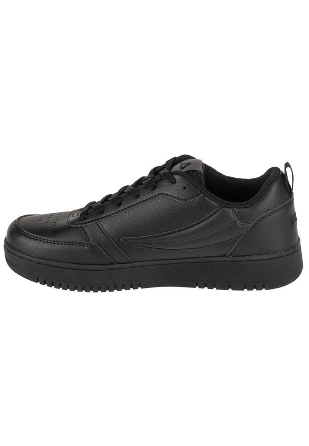 Fila - Buty sportowe Sneakersy damskie, Rega Nf. Kolor: czarny. Materiał: guma, materiał, tkanina, syntetyk. Sport: turystyka piesza