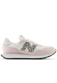 Buty młodzieżowe New Balance G237881 - różowe. Kolor: różowy. Materiał: materiał, zamsz, syntetyk, guma, skóra. Szerokość cholewki: normalna #1
