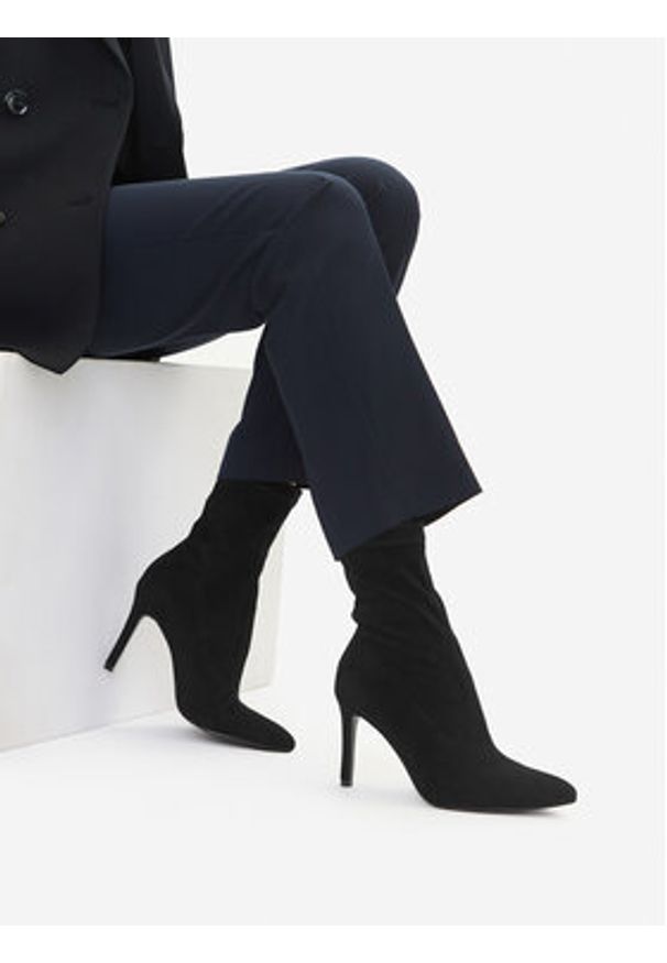 Jenny - JENNY Botki CEO-CYNTHIA WYL3604-2 Czarny. Kolor: czarny. Materiał: materiał